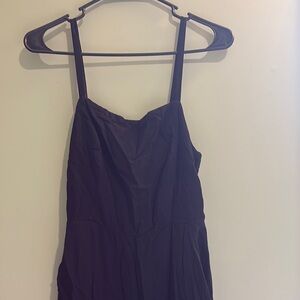 Black Sleeveless Pants Suite